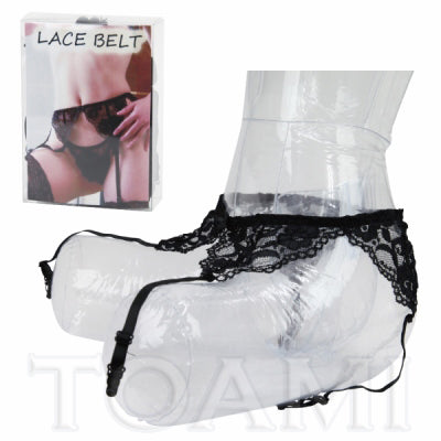 Lace Garter Belt Black