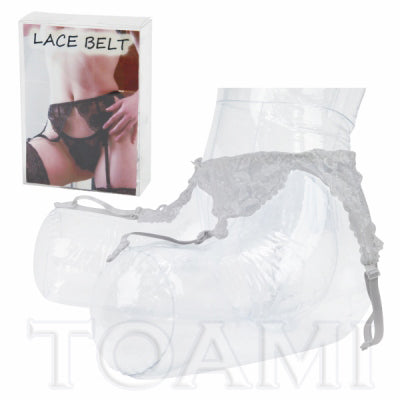 Lace Garter Belt White