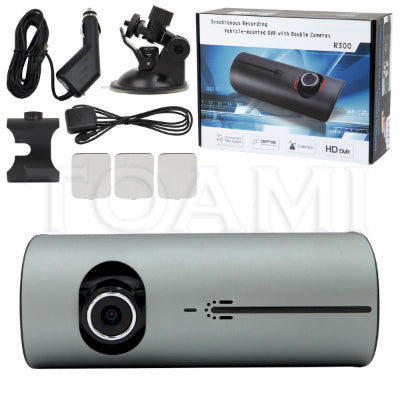 Video camera type (flashlight type) ~ GPS G Sensor Compatible W Lens In-Car Camera