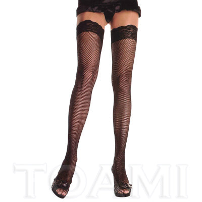 Fit Type Lace Garter Mesh Small Black