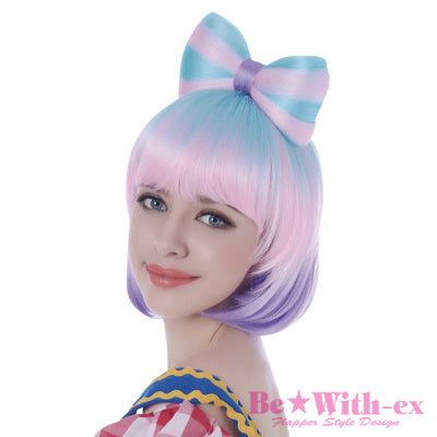 Candy Ribbon Bob Party Blue