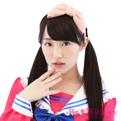 Ribbon Hair Band Pink