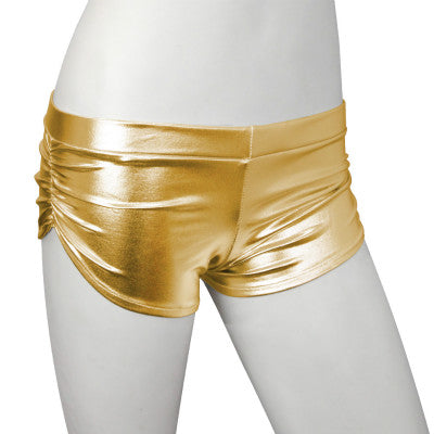 Metallic Hot Pants Gold