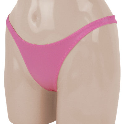 Wet Fabric Stretch V-Line T-Back Rose