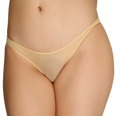 Stretch Ultrathin Micro T-Back Beige