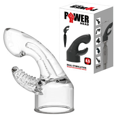 Power Head Dual Stimulation Clear