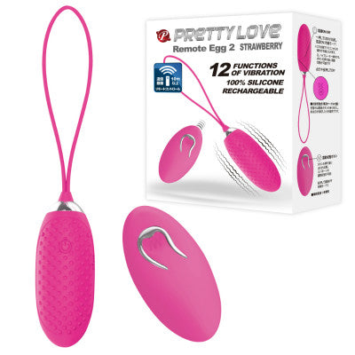 Pretty Love Remote Egg 2 Strawberry