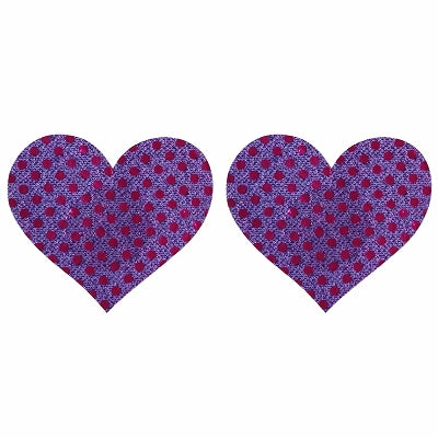 Nipple Seal Dot Heart Purple