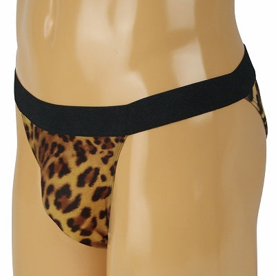 Mens 2Way Leopard Thick Rubber Full Back Yellow