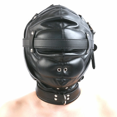 Sm-Vip Absolute Submission Fully Sealing Full Head Restraint Mask