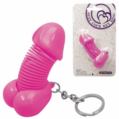 Sexy Cock Key Holder Pink