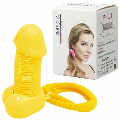 Sexy Cock Hairband Yellow