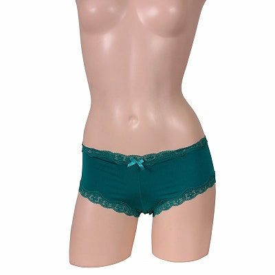 The First Step In Stylish Polishing: Low-Rise Hip-Up Shorts Green