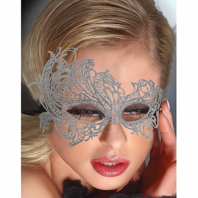 Metallic Asymmetry High Sensitivity Eye Mask Silver