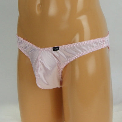 Mens Glossy Stretch Full Seam Full Back Pink