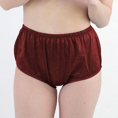 Unisex Glossy Stretch Deep Bloomer Red