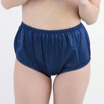 Unisex Glossy Stretch Deep Bloomers Navy