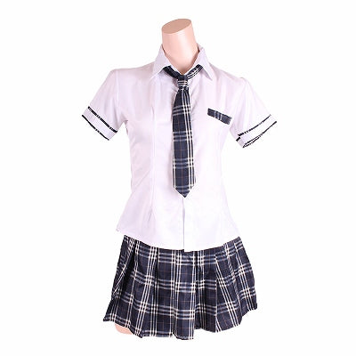 Creating A Classy School Uniform With A Checkered Skirt