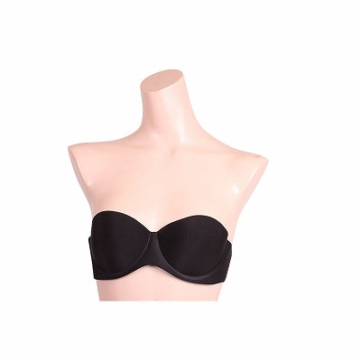 Transparent Bra With Back Strap Black