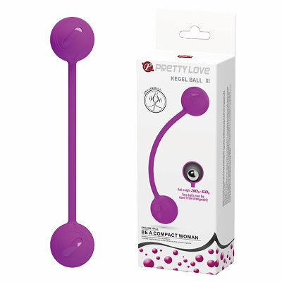 Pretty Love Silicone Double Kegel Ball