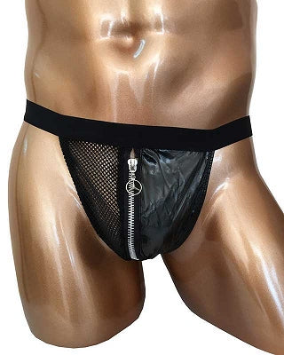 Baddaddy Open Zipper Shorts (Z-001) Black