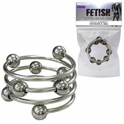 Fetish Ultra Metal Ring Spiral 8 Ball 42Mm