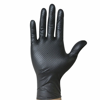 Sm-Vip Thickglove Black (Stick Glove) 50Pcs