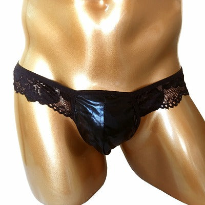 Baddaddy Wild Bikini Pants (W-019) Side Lace Black