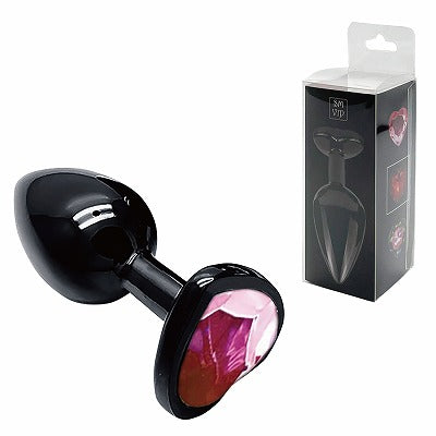 Sm-Vip Black Heart Plug Pink S