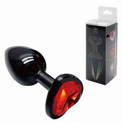 Sm-Vip Black Heart Plug Red S