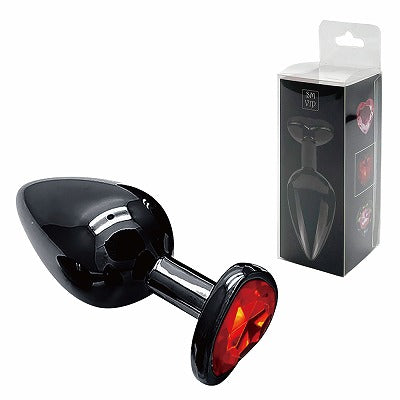 Sm-Vip Black Heart Plug Red M