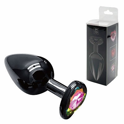 Sm-Vip Black Heart Plug Rainbow M