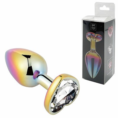 Sm-Vip Multi Color Heart Plug White S