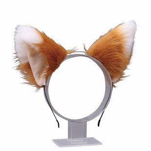 Erocos Mofumofu Ear Cat Ears Brown/White