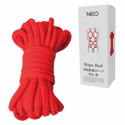 Neo Sm Restraint Rope Made In Japan (Red) 8M