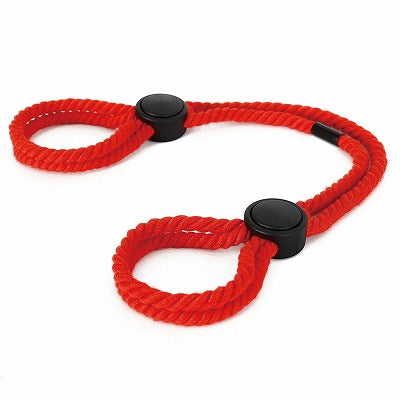 Super Easy! Handcuffs Footcuffs Rope Red