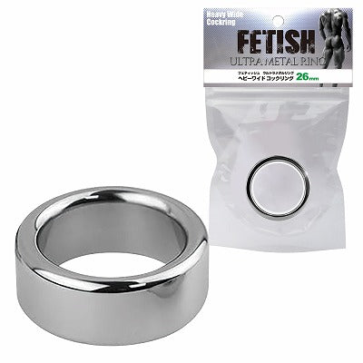 Fetish Ultra Metal Ring Heavy Wide Cockring 26Mm