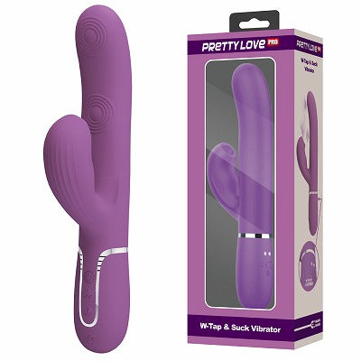 Pretty Love Pro Double Tap & Suck Vibrator