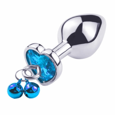 SM-VIP Bell Attached Heart Plug Blue M