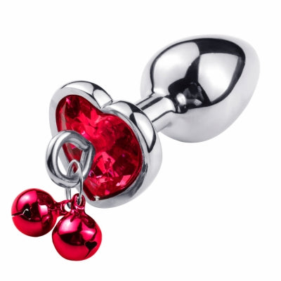 SM-VIP Bell Attached Heart Plug Red S