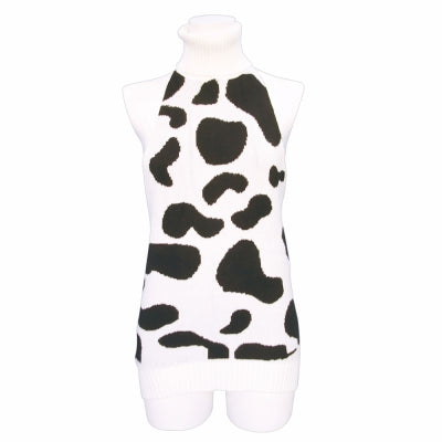 Cow Pattern Virgin Killer Sweater for Boys' Daughters