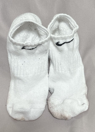 [Premium Used] Unwashed white ankle socks.