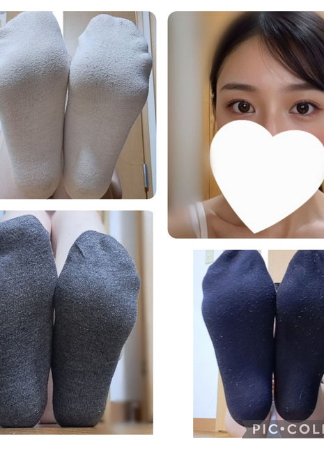 [Premium Used] Three pairs of socks worn for three days ♡ Surprise set