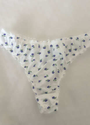 [Premium Used] Fragrant Floral Pattern Thong