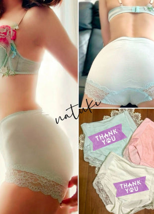 [Premium Used] Tutuanna gentle pastel colors. Gentle embrace deep-fitting panties.