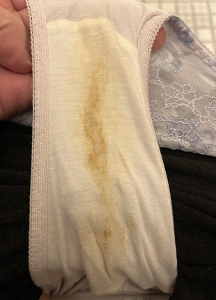 [Premium Used] Pre-Menstrual! 1-Day Worn Panties