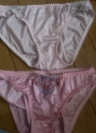 [Premium Used] Pink panties set of 2