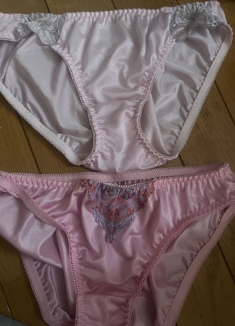 [Premium Used] Pink panties set of 2