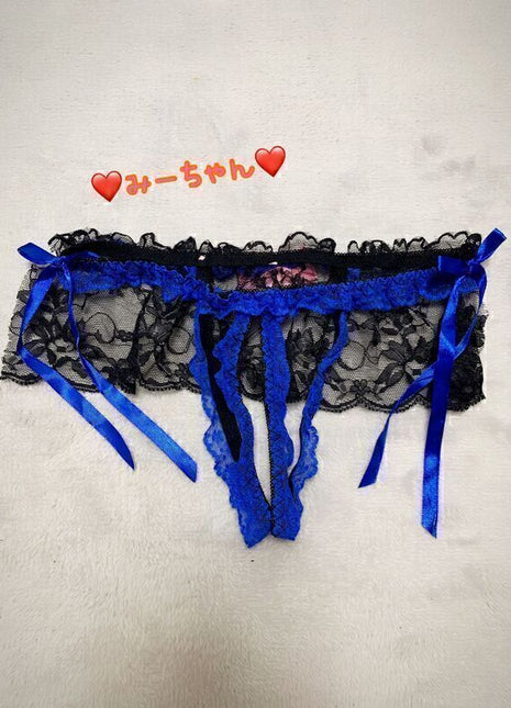 [Premium Used] Before shipping, a daring panty ♡ Face showing, revealing image present ♡