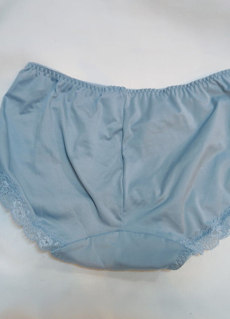 [Premium Used] Blue sturdy fabric panties